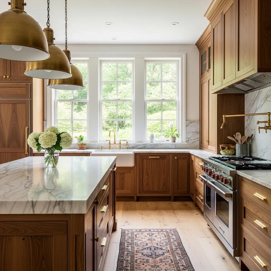 Bespoke kitchen design featuring custom cabinetry and high-end appliances
