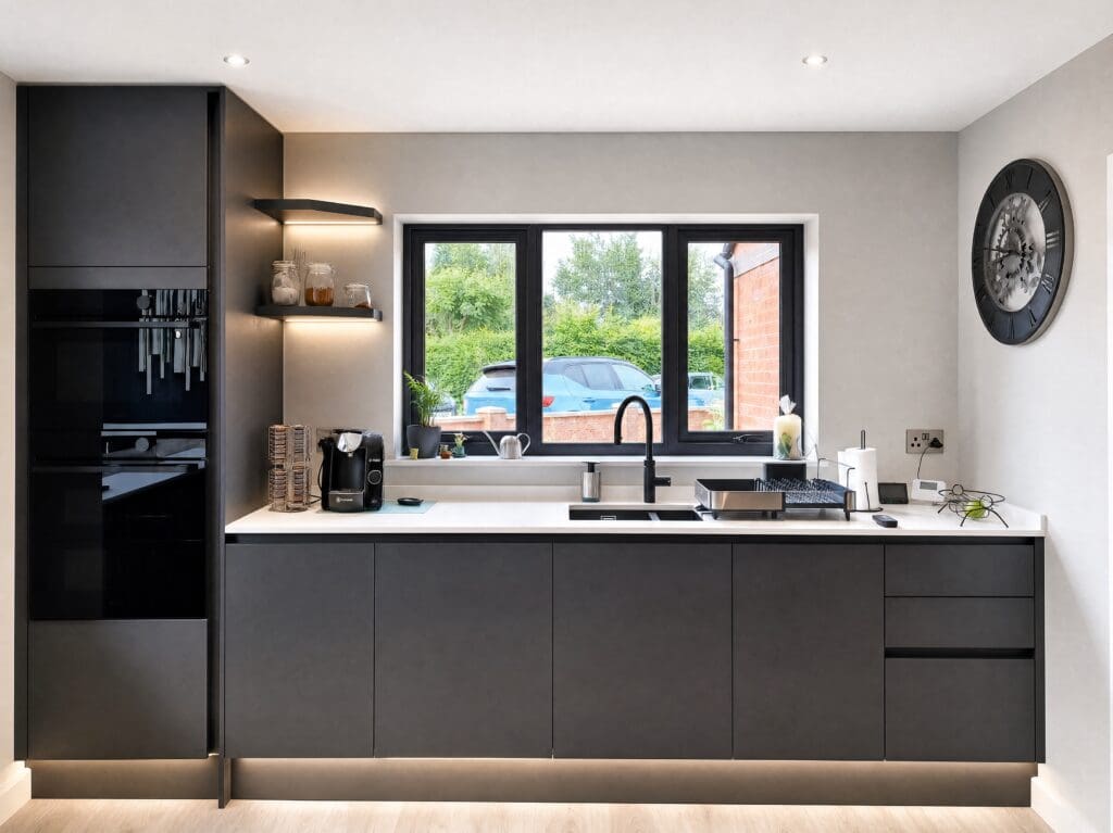 Handleless kitchen by Colourhill